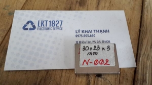 Nam Châm Đất Hiếm, Nam Châm Trắng (30mm x 23mm x 3mm)