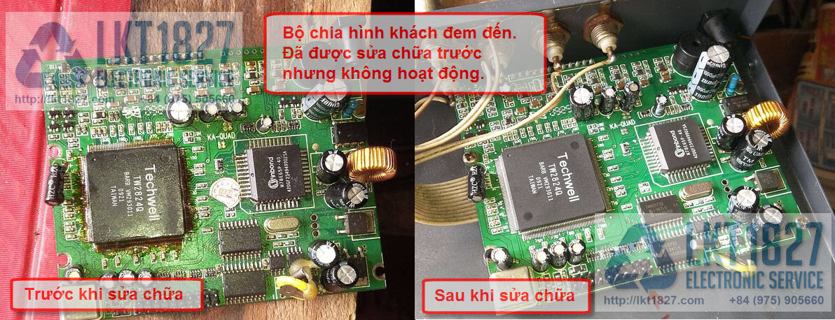 Một số hình ảnh giới thiệu về dịch vụ sửa chữa LKT1827